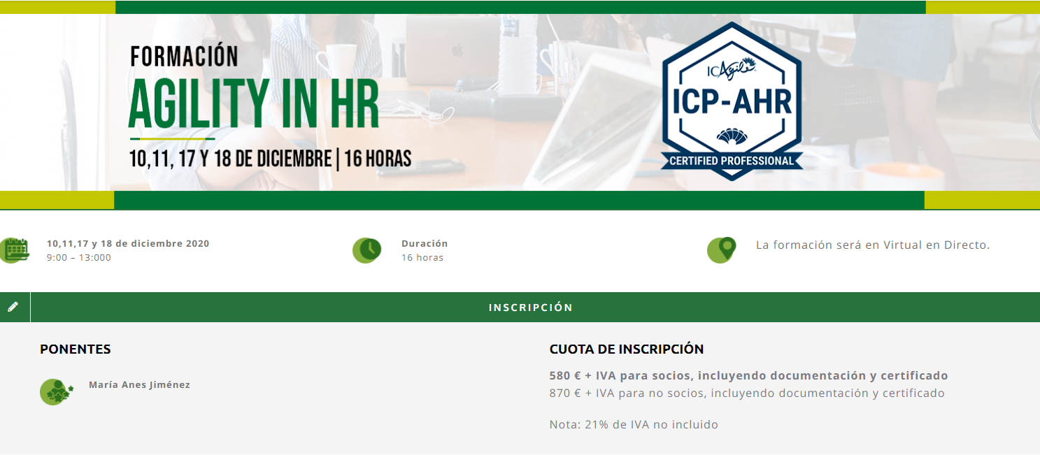 El Club Asturiano de Calidad y Netmind vuelven con Agile for HR - Netmind