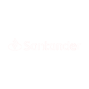 santander logo blanco